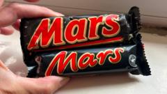1991 Mars Bar discovered is 56 percent larger than current version