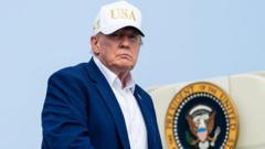 Trump warns of economic action against countries aiding Iran