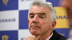 Ryanair CEO Michael O’Leary apologizes for fare comment