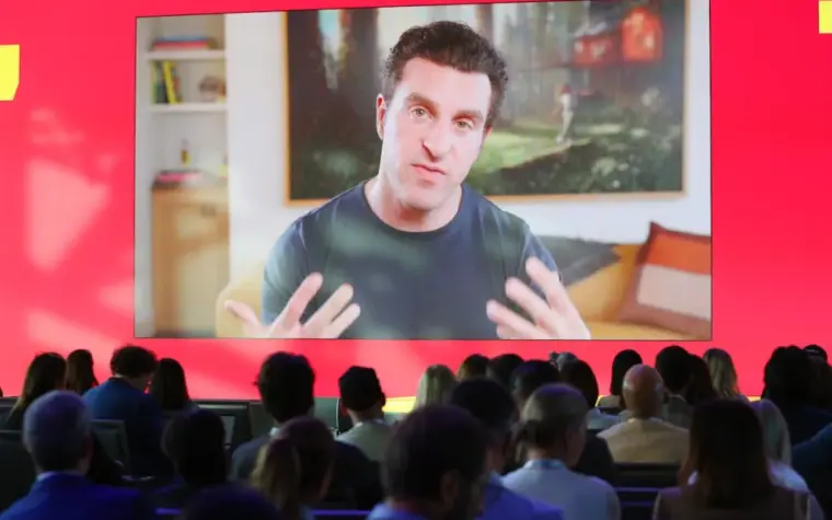 Airbnb CEO discusses new focus on hotels, cars, and flights