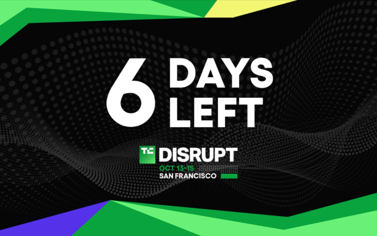TechCrunch Disrupt 2026 early bird savings end in 6 days